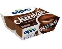 Load image into Gallery viewer, Alpro Dark Vegan Chocolate Plant Based Dessert 4 pack x 125g