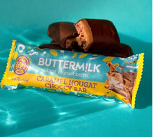 Load image into Gallery viewer, Buttermilk Caramel Nougat Chocolate Bar 50g