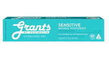 Load image into Gallery viewer, Grants Sensitive Natural Toothpaste 100g