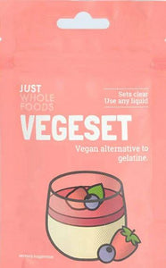 Just Whole Foods Vegeset Vegan Gelatine Replacer 25g