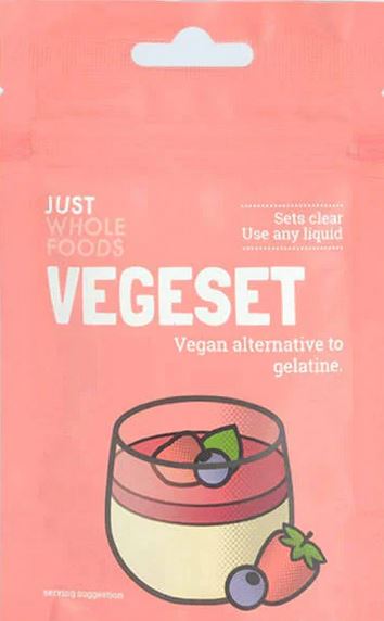 Just Whole Foods Vegeset Vegan Gelatine Replacer 25g