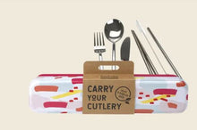 Load image into Gallery viewer, Retro Kitchen Carry Your Cutlery Splash