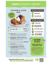 Load image into Gallery viewer, Well & Good Crumble Cake Mix 400g