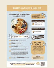 Load image into Gallery viewer, Well & Good Buttermilk Flavoured Pancake Mix 2 x 200g satchels 400g
