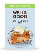 Load image into Gallery viewer, Well & Good Crumble Cake Mix 400g