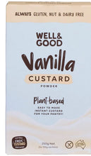 Load image into Gallery viewer, Well & Good Vanilla Custard Powder 250g 2 x 125g