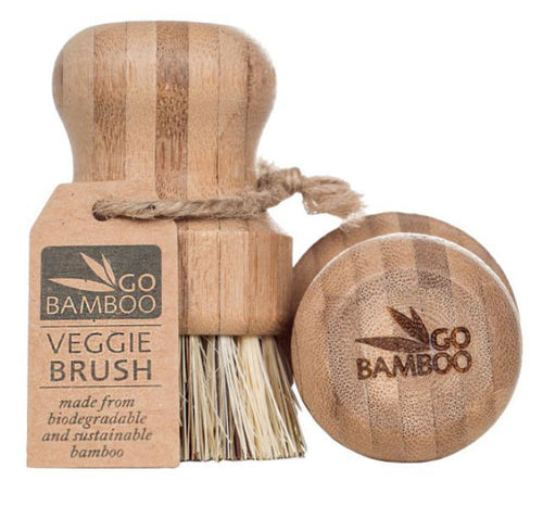 Go Bamboo Veggie Brush-Five Vegans