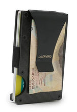 Load image into Gallery viewer, La Enviro Minimalist Unisex Metal Wallet Carbon Fiber