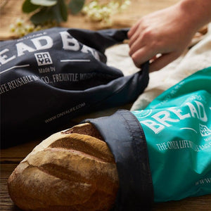 Onya Reuseable Bread Storage Bag Recycled Strong Long Lasting Homemade Big