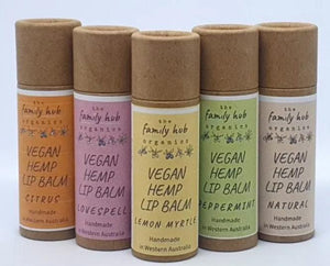The Family Hub Organics Vegan Hemp Lip Balm-Five Vegans