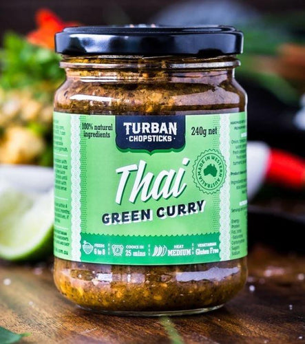 Turban Chopsticks Thai Green Curry 240g-Five Vegans