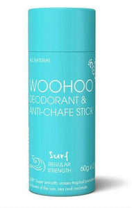 Woohoo Deodorant & Anti-Chafe stick Surf 60g-Five Vegans