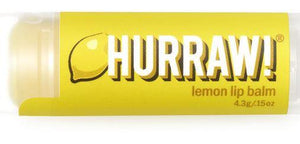 Hurraw Lemon Lip Balm 4.3g - Five Vegans