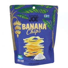 Load image into Gallery viewer, Banana Joe Banana Chips Sea Salt 46.8g Vegan Crisps Dried Dehydrated