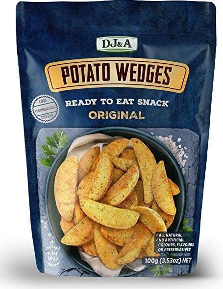 DJ & A Original Potato Wedges 100g-Five Vegans