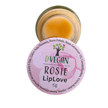 Load image into Gallery viewer, Envirobren DVegan Rosie Lip Love Lip Balm Untinted 6g