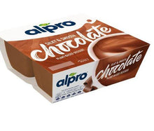 Load image into Gallery viewer, Alpro Chocolate Soya Dessert Cups 4 Pack - Five Vegans