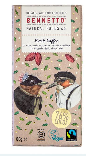 Bennetto Natural Foods Co Dark Coffee 80g