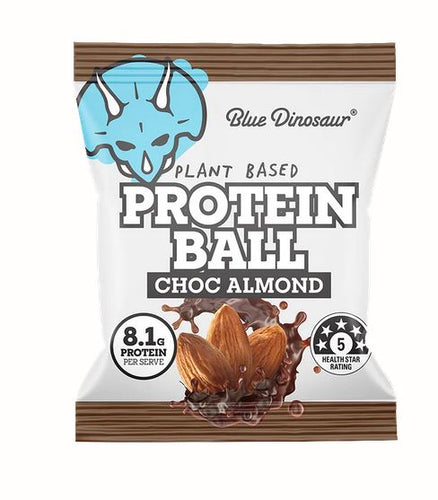 Blue Dinosaur Protein Ball Choc Almond 40g