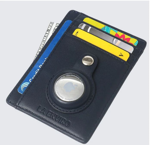 La Enviro Braddon Airtag Card Holder - Blue