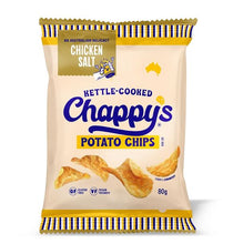 Load image into Gallery viewer, Chappy's Chicken Salt Vegan Potato Chips 80g