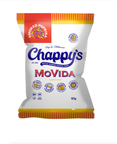 Chappys Smoked Paprika Movida Potato Chips 125g