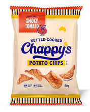 Load image into Gallery viewer, Chappys Smoky Tomato Potato Chips 80g