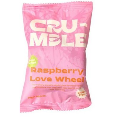 Crumble Charms Raspberry Love Wheel 60g – Five Vegans