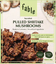 Load image into Gallery viewer, Fable Pulled Shiitake Mushroom 180g