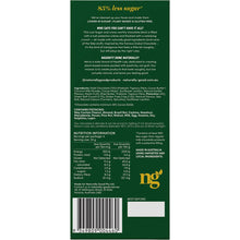 Load image into Gallery viewer, Five Vegans Naturally Good Dubai inspired mylk chocolate bar packaging back view with ingredients and nutrition info