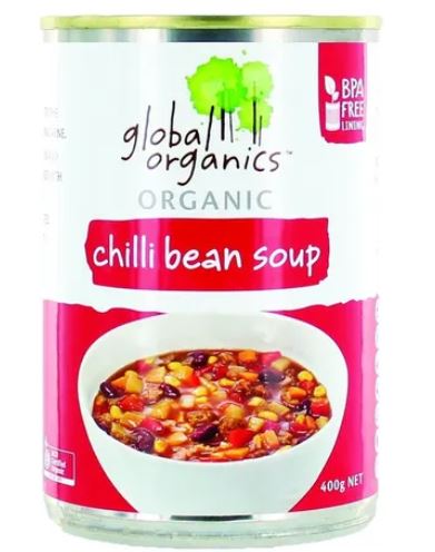 Global Organics Chilli Bean Soup 400g