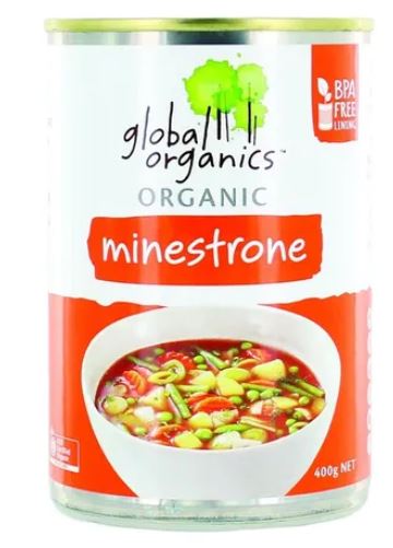 Global Organics Minestrone Soup 400g
