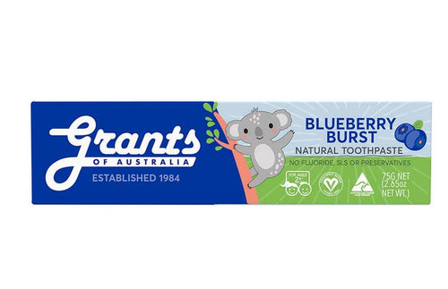 Grants Blueberry Burst Natural Toothpaste 75g