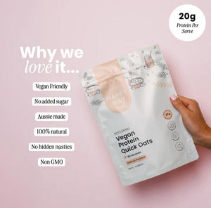 Happy Way Vanilla Vegan Protein Quck Oats 700g