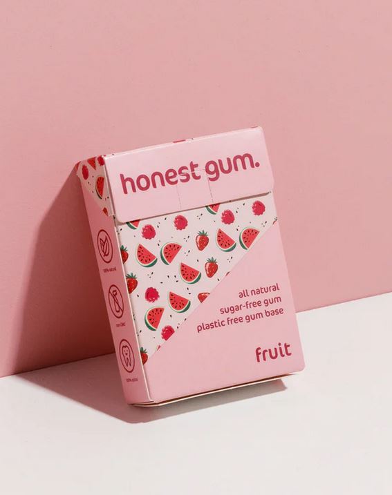 Honest Gum Sugar Free Fruit Chewing Gum 176g