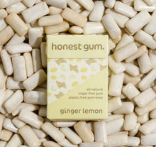 Load image into Gallery viewer, Honest Gum Sugar Free Ginger Lemon Chewing Gum 17g