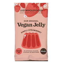 Load image into Gallery viewer, Just Wholefoods Vegan Jelly Strawberry 85g