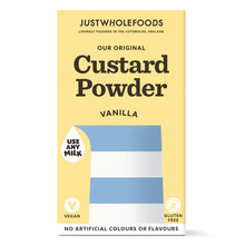 Load image into Gallery viewer, Just Wholefoods Custard Powder Vanilla 100g - CLEARANCE