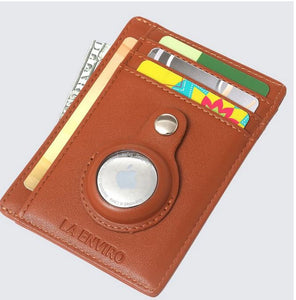 La Enviro Braddon Airtag Card Holder - Tan