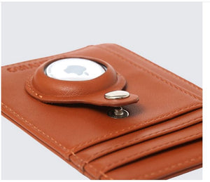 La Enviro Braddon Airtag Card Holder - Tan