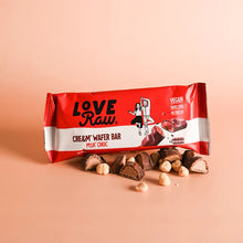 Load image into Gallery viewer, Love Raw Cream Wafer Bar 43g