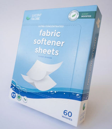 Lucent Globe Fabric Softener Sheets 60 Sheets Ocean Breeze
