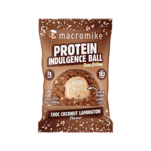Load image into Gallery viewer, Macro Mike Protein Indulgence Ball Choc Coconut Lamington 40g