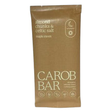 Load image into Gallery viewer, Maple Moon Carob Bar Almond Chunks &amp; Celtic Salt 90g