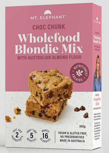 Mt Elephant Choc Chunk Wholefood Blondie Mix 350g