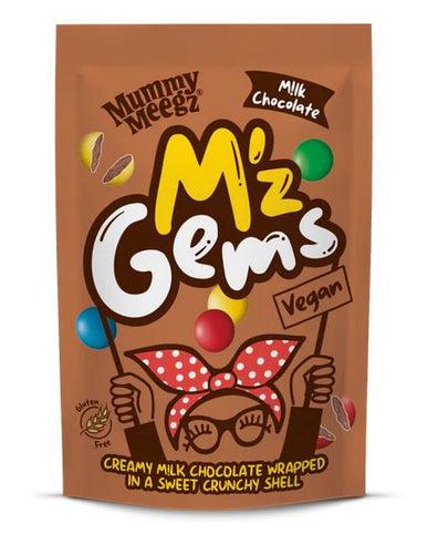 Mummy Meegz M'z Gems Candy Coated Choc Buttons 80g