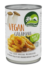 Load image into Gallery viewer, Natures Charm Vegan Calamari 425g