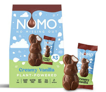 Load image into Gallery viewer, Nomo Mini Vanilla Bunny 5 pack 53g - boxes damaged see photo below