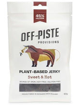 Load image into Gallery viewer, Off-Piste Provisions Plant Based Jerky Sweet &amp; Hot 50g