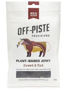 Off-Piste Provisions Plant Based Jerky Sweet & Hot 50g